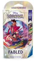 Disney Lorcana TCG - [Set 9] Fabled Emerald & Ruby (Powerline & Max) Starter Deck