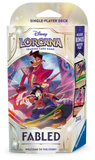 Disney Lorcana TCG - [Set 9] Fabled Emerald & Ruby (Powerline & Max) Starter Deck