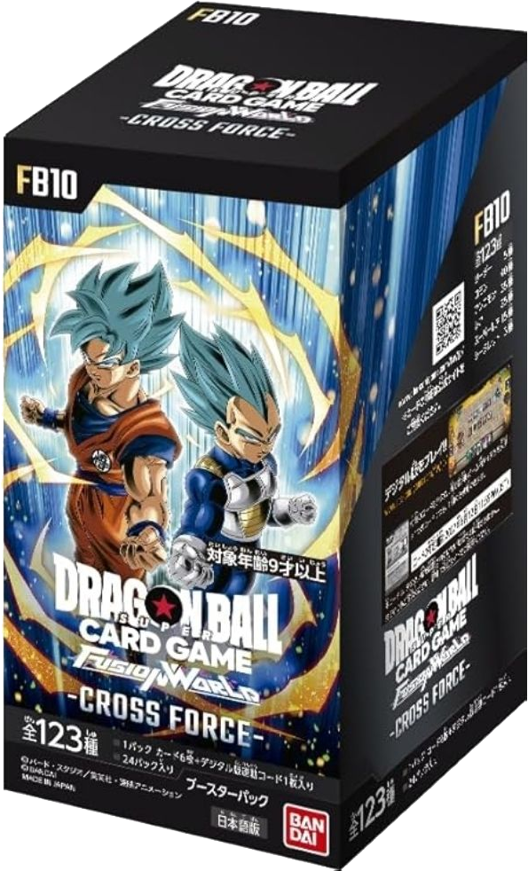 Dragon Ball Super Card Game: Fusion World - [DBS-FB10] Cross Force Japanese Booster Box