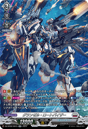 DZ-BT02 SR15 SR グランゼル・ロートバイザー