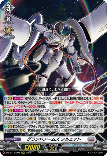 DZ-BT12/008 RRR グランドアームズ シルエット