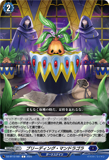 DZ-BT12/081 C ブリーディング・マンドラゴラ