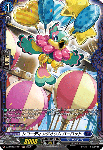 DZ-BT12/FR14 FR レコーディングオウム パーロット