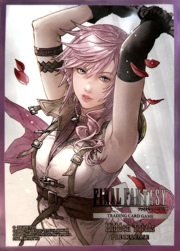 Final Fantasy TCG - Lightning Card Sleeve (Hidden Trials Pre-Release Exclusive)