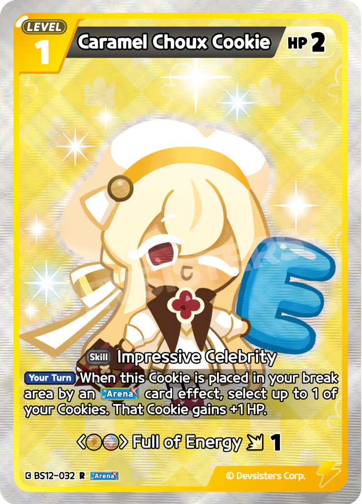 CRB-BS12-032 R Caramel Choux Cookie