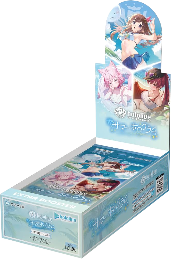 Hololive Official Card Game [HEB01] Summer Hologram Japanese Extra Booster Box