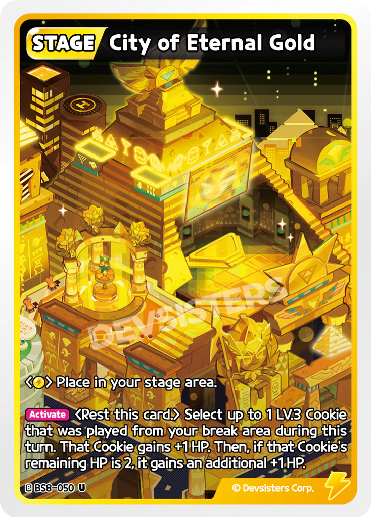 CRB-BS8-050 U City of Eternal Gold