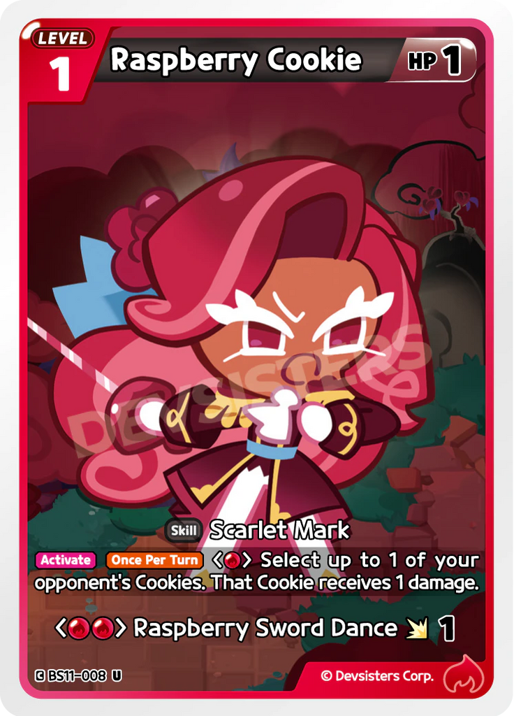 CRB-BS11-008 U Raspberry Cookie