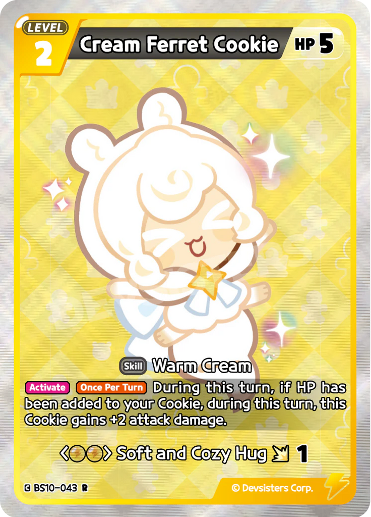 CRB-BS10-043 R Cream Ferret Cookie