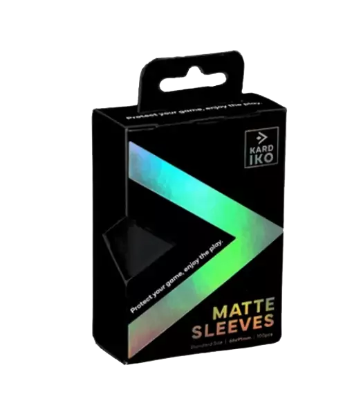 Kardiko Standard Size Matte Sleeves (Black)