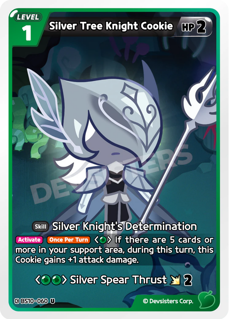 CRB-BS10-060 U Silver Tree Knight Cookie