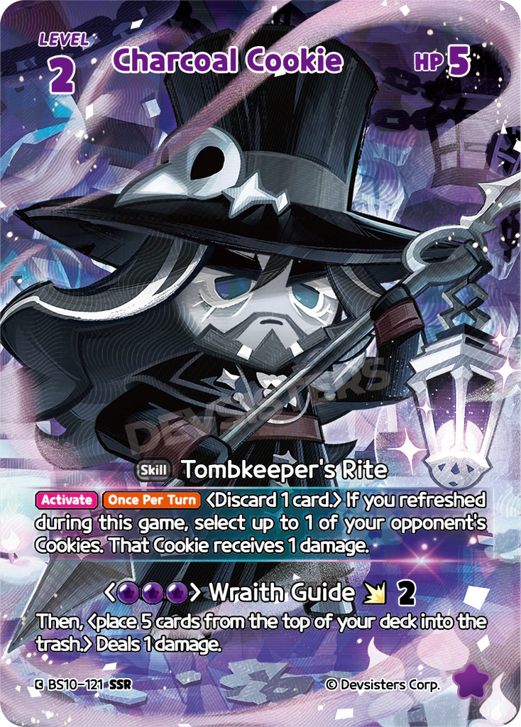 CRB-BS10-121 SSR Charcoal Cookie