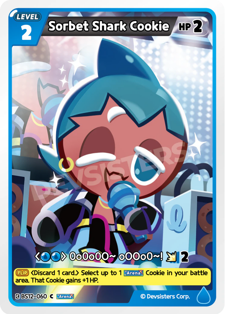 CRB-BS12-060 C Sorbet Shark Cookie