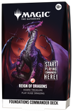 MAGIC The Gathering TCG: Foundations Commander Deck - Reign of Dragons