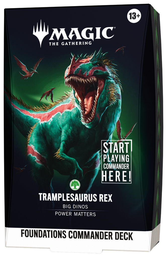 MAGIC The Gathering TCG: Foundations Commander Deck - Tramplesaurus Rex