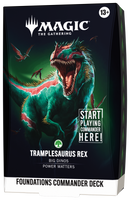 MAGIC The Gathering TCG: Foundations Commander Deck - Tramplesaurus Rex