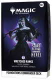 MAGIC The Gathering TCG: Foundations Commander Deck - Wretched Ranks