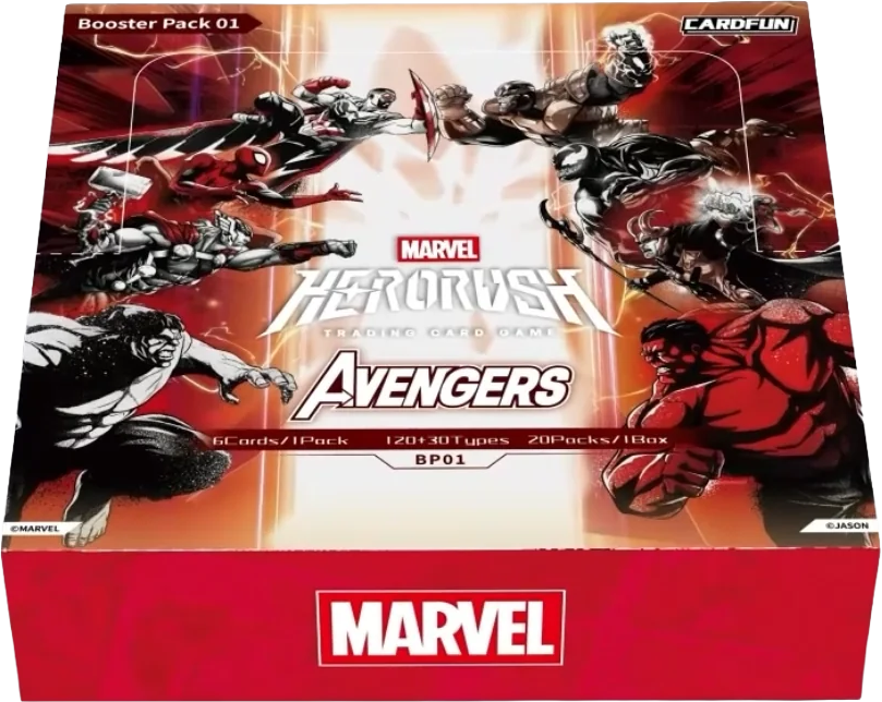 Marvel Hero Rush TCG [BP01] Avengers English Booster Box