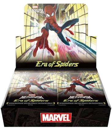 Marvel Hero Rush TCG [SP01] Era of Spiders English Booster Box (Unlimited Edition)