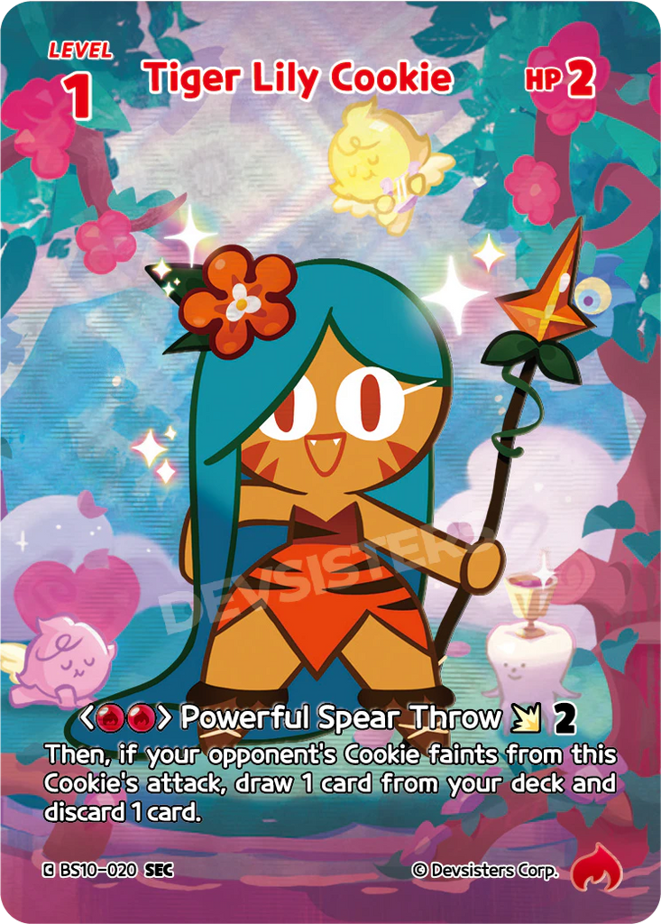 CRB-BS10-020 SEC Tiger Lily Cookie