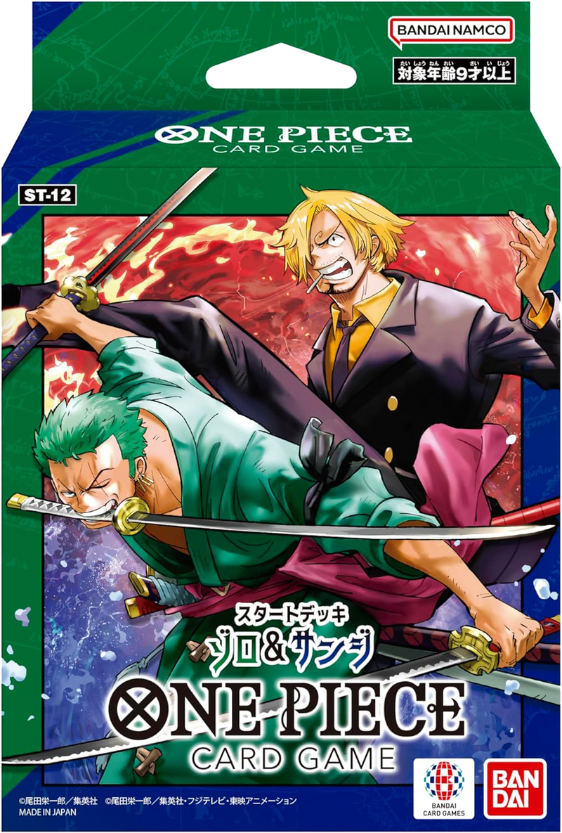 One Piece Card Game - [OP-ST12] Zoro & Sanji Japanese Starter Deck
