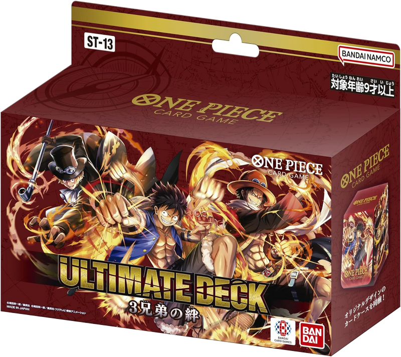 One Piece Card Game - [OP-ST13] 3 Brothers' Bond Japanese Ultimate Dec