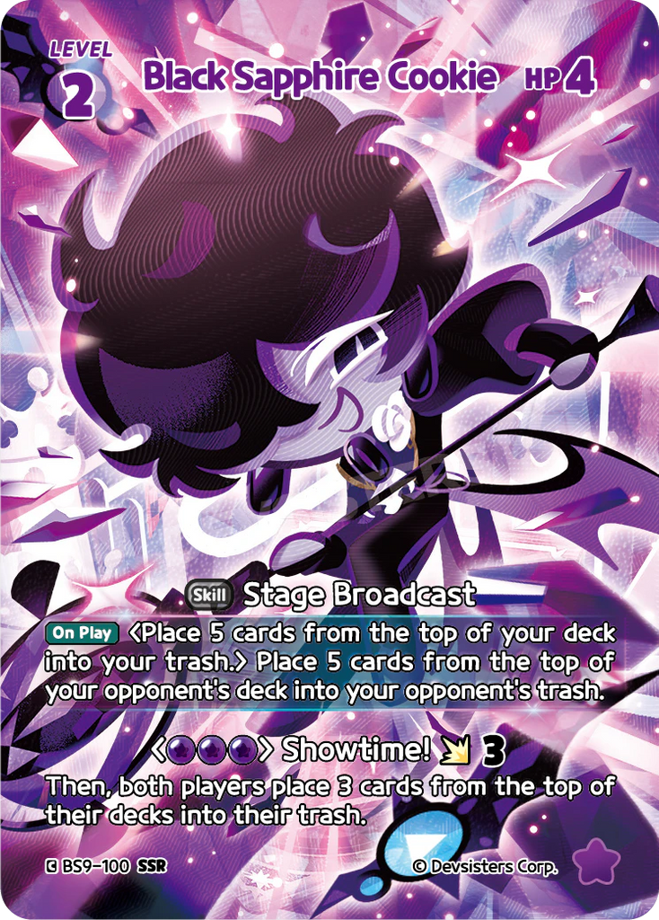 CRB-BS9-100 SSR Black Sapphire Cookie