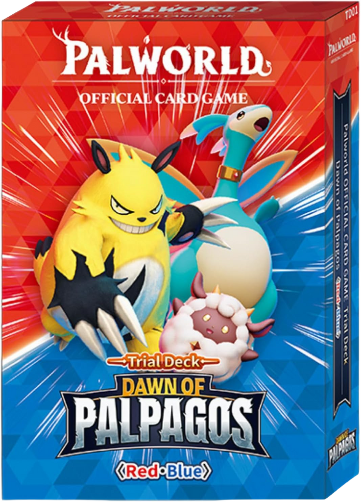 Palword Official Card Game [ETD01] Dawn of Palpagos Red・Blue English Trial Deck