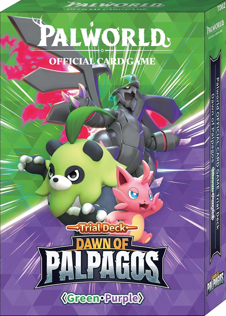 Palword Official Card Game [ETD02] Dawn of Palpagos Green・Purple English Trial Deck
