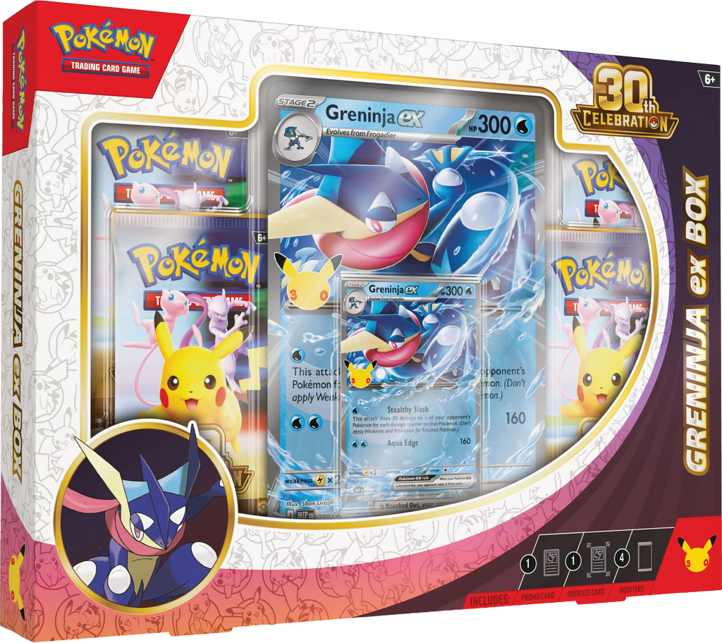 Pokémon TCG: 30th Celebrations Greninja EX Box
