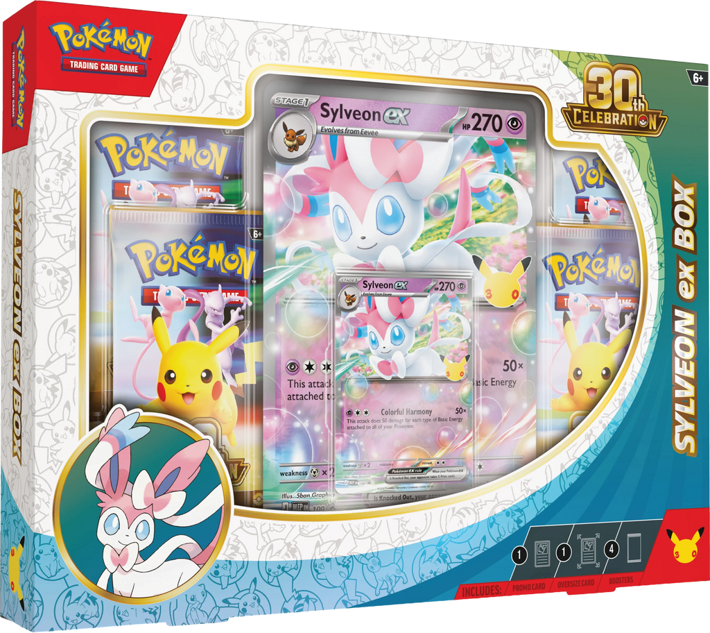 Pokémon TCG: 30th Celebrations Sylveon EX Box