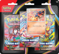 Pokémon TCG: [ME04] Mega Evolution - Chaos Rising 3-Blister Set (Charmeleon)