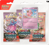 Pokémon TCG: [SV05] Scarlet & Violet - Temporal Forces 3-Blister Set (Cleffa)