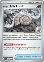 PTCG-SV03.5 153/165 C Antique Helix Fossil