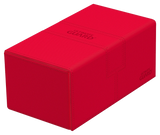 Ultimate Guard - 200+ Xenoskin Twin Flip n Tray Deck Case Box Monocolour Red