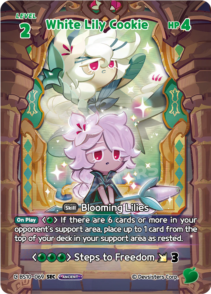 CRB-BS10-069 SEC White Lily Cookie