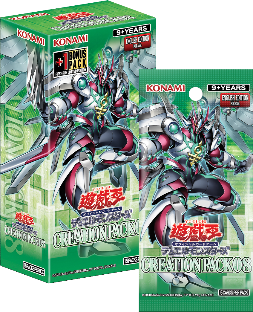 YuGiOh! OCG Duel Monsters - Creation Pack 08 Asia English Booster Box | Game Academia Singapore YuGiOh! OCG Duel Monsters - Creation Pack 08 Asia English Booster Box | Game Academia Singapore