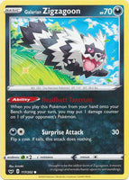 PTCG-SS01 117/202 C Galarian Zigzagoon
