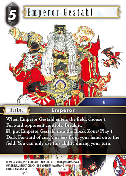 FF-OP9-124 H Emperor Gestahl
