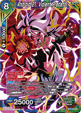 DBSCG-BT8-122 SR Android 21, Violent Predator