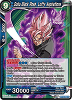 DBSCG-BT10-050 R Goku Black Rose, Lofty Aspirations