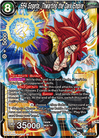 DBSCG-BT14-129 SR SS4 Gogeta, Thwarting the Dark Empire