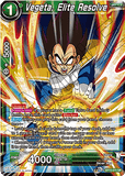 DBSCG-BT15-075 SR Vegeta, Elite Resolve