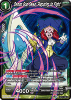 DBSCG-BT17-126 C Demon God Salsa, Preparing to Fight
