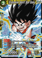 DBSCG-BT3-088 SR Explosive Spirit Son Goku