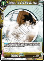 DBSCG-BT3-091 C Kakarot, the Child Who Got Away