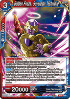 DBSCG-BT9-106 R Golden Frieza, Sovereign Technique