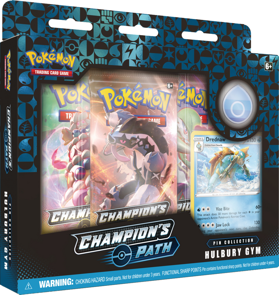 Pokémon TCG: Champion's Path - Hulbury Gym Pin Collection