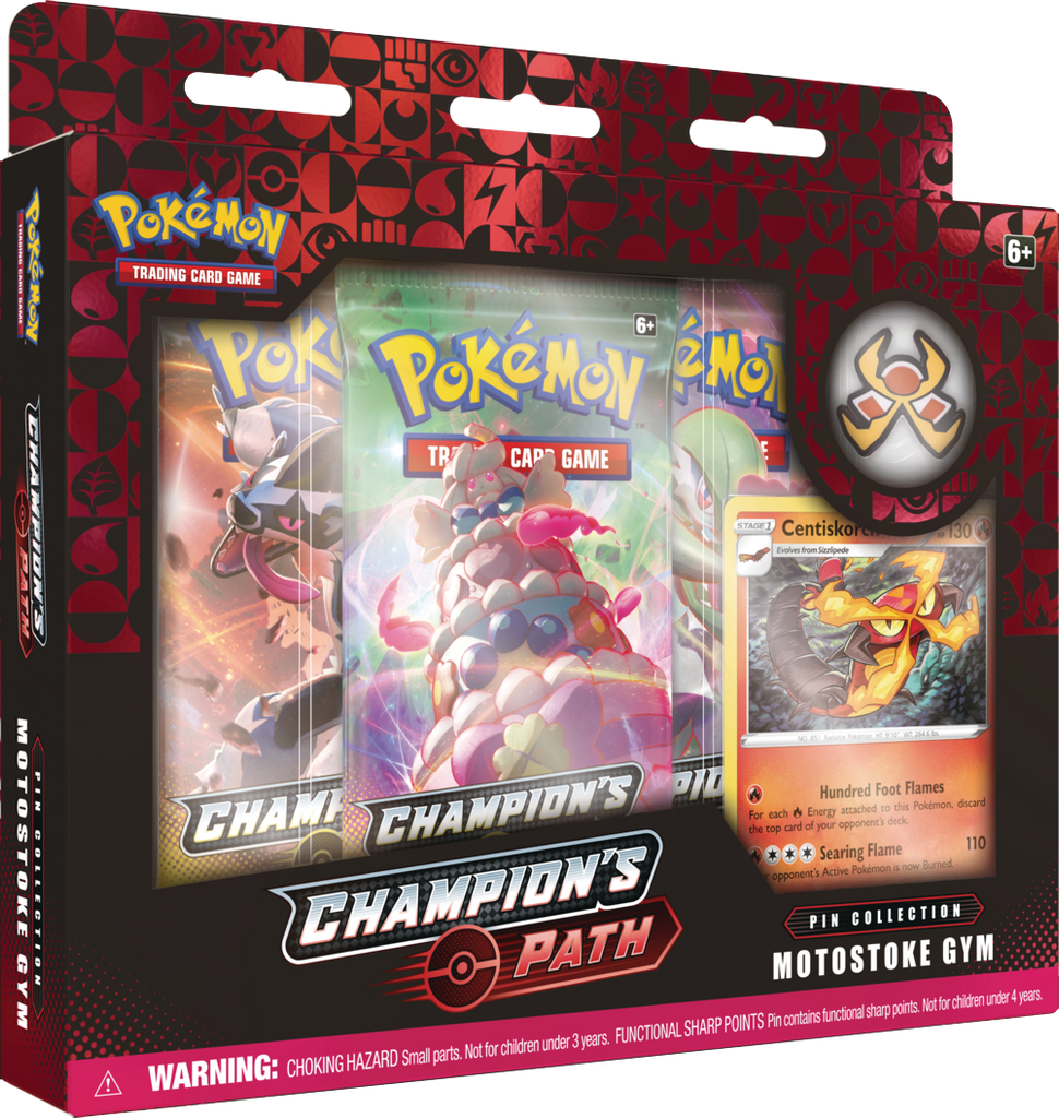 Pokémon TCG: Champion's Path - Motostoke Gym Pin Collection
