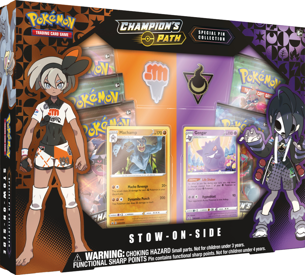 Pokémon TCG: Champion's Path - Stow On Side Special Pin Collection
